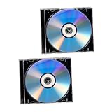 TOYANDONA 2 Sätze Blank DVD R Discs mit Hoher Speicherkapazität Beschreibbare Cd Aufnahmemedien Inklusive Jewel Case Box Kompatibel mit Meisten DVD Cd Brennern für Musik Video und