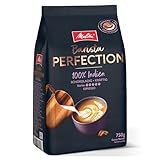 Melitta Barista Perfection 100% Indien, Ganze Kaffee-Bohnen 750g, ungemahlen, Single-Origin-Kaffee, Arabica-Robusta-Blend, langsame Trommelröstung, Espresso, Stärke 5