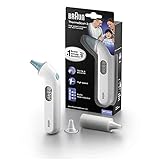 Braun ThermoScan 3 Ear thermometer (professional accuracy, audio fever indicator reliable, temperature screening, fever, fast, easy to use, hygienic, baby, adults) IRT3030