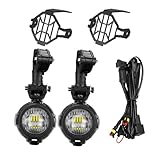 NEWFUN Zusatzscheinwerfer Motorrad,Motorrad-Scheinwerfer,LED-Außenleuchte Für Motorräder,Nebelscheinwerfer,LED-Scheinwerfer,IP67, 40W,360 Grad Drehbar,Geeignet Für Motorräder, Elektrofahrzeuge