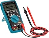 HAZET Multimeter 2152-500 I Digitales Prüfgerät mit LC-Display, 0-600 V, Spannung-, Frequenz-, Kapazität-, Temperatur- und Strom-Messgerät inkl. 2 Batterien mit Data Hold