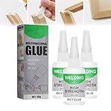 Libertyzeay Oily Glue,Libertyway Glue,Welding High-Strength Oily Glue,For Plastic, Wood, Glass, Ceramics, Leather (3PCS)