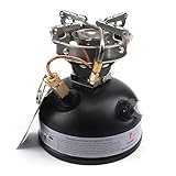 Eighosee Camping Benzinkocher Tragbarer Outdoor Kocher Mini Flüssiger Alkohol Camping Picknick Benzin Öl Herd Kochgeschirr