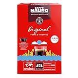 Caffè Mauro Kaffeekapseln Espresso Original, Intensität 10/10-144 Kapseln Kompatibel mit Kaffeemaschinen der Marke Lavazza* A Modo Mio*, 144 Stück (4 x 36 Getränke), Hergestellt in Italien