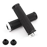 KFXYSM Fahrrad Griffe,Fahrradgriffe 1 Paar MTB BMX Rennrad Lenkergriffe Anti-Skid Gummifahrrad Grip Mountainbike Lock On Fahrrad Lenker End Grip(White)
