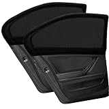 Sonnenschutz Auto Baby, 2 Stück Universal Auto Seitenfenster Sonnenschutz für Heckfenster, UV-Schutz Netz mit Mesh-Material für Baby Sicherheit und Haustiere