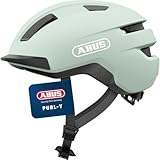 ABUS Fahrradhelm Purl-Y – geeignet für E-Bike und S-Pedelec – stylisher NTA-Schutzhelm für Erwachsene und Jugendliche – Grün (Mint Green), Größe S