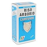 ‎Risera Campanini Risotto Reis 500 g – Risottoreis aus Italien, Riso Arborio Reis, cremiges Risotto