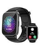 RUIMEN Smartwatch mit Telefonfunktion,Smartwatch für Damen Herren HD-Touch Screen Fitnessuhr mit SpO2-Überwachung Pulsuhr Schlafmonitor Schrittzähler Uhr Multi Trainingsmodi für Android iOS