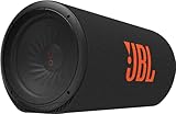 JBL BassPro Tube 12 Zoll 30cm Subwoofer Auto Aktiv, Tube Bassbox mit 450W Max Klasse D Verstärker, Leistungsstarke Bassverstärkung Komplettlösung, Patentierte Tiefbass Slipstream-Port, Fernbedienung