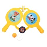 DIKACA 1 Satz Tischtennisspielzeug für klein Tischtennis Zubehör für Sportspiele Trainingsspielzeug für Tischtennis Geräte Plastik Yellow