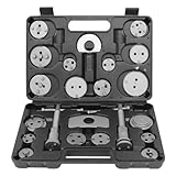 bestyks 22Pcs Scheibenbremssattel Kompressor Rückstellwerkzeug, 22Pcs professionelles Bremssattelkolben Rückstellwerkzeug Set