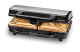 ProfiCook® Sandwichmaker für amerikanische Sandwiches und XXL-Toastscheiben, elektrischer Sandwichtoaster mit extra großen Sandwich-Platten (antihaftbeschichtet), Sandwich-Maker 900W, PC-ST 1092