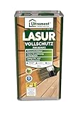 Ultrament Vollschutz-Lasur 7-in-1, farblos, Holzschutz, 5 Liter