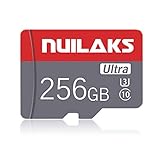 256GB High Speed Micro SD Karte Speicherkarte für Dash Cam, Kameras, Überwachung, Smartphones, Nintendo Switch