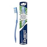 Dr.BEST GreenClean Zahnbürste, Mittel (1 Stück) Zahnbürste aus nachwachsenden Rohstoffen
