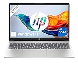 HP Laptop | 15,6' FHD Display | Intel Core i7-1355U | 16 GB DDR4 RAM | 512 GB SSD | Intel Iris Xe | Windows 11 Home | QWERTZ Tastatur | Natural Silver