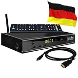 Sat Receiver MEDIAART-4 WLAN programmiert Deutsche Senderliste HD 2xUSB YouTube Full HDTV Scart Camping Receiver