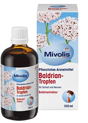 Baldrian-Tropfen - Für Schlaf und Nerven - Pflanzliches Arzneimittel - bei nervösen Beschwerden und Unruhezuständen - Für eine erholsame Nacht - 100 ml