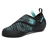 ZHENSI Damen Kletterschuhe Anfänger Boulderschuhe Leichtgewicht Für Indoor Kinder,Blau,38 EU