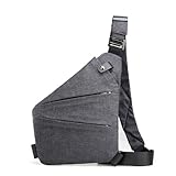 Gipfelfreund Anti Diebstahl Tasche, Diebstahlsichere Tasche, Crossbody Bag, Umhängetasche Damen, Damen-Schultertaschen, Brusttasche Herren, Sicherheitstasche Reise für Damen und Herren