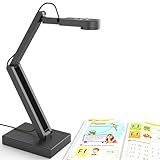 GAWERVAN 【Visualisierer für Unterricht und Klassenzimmer】 12MP / 4K Dokumentenkamera und Webcam für Digitalzoom Ultra HD A3 Größe Autofokus LED-Licht mit Dual Mics Win/Mac/Chromebook kompatibel