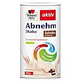 Doppelherz Abnehm Shake – Mahlzeitenersatz mit leckerem Schoko-Geschmack für eine gewichtskontrollierende Ernährung – 20 vegetarische Portionen