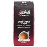 Segafredo Zanetti Caffè Crema Classico - Ganze Bohne (1 kg Packung) - Geeignet für Caffè Crema - Kaffeebohnen mit dunkle bis mittlere Röstung, ausgewogener und aromatischer Geschmack