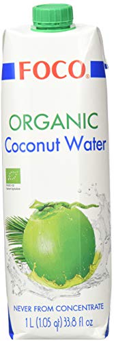 FOCO Bio Kokosnusswasser, pur, 6er Pack (6 x 1 l)