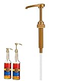 Kaffeesirup-Pumpspender – Kaffeesirup-Pumpspender – Sirup-Pumpen für Kaffeesirup-Flasche – passend für 750-ml-Flaschen für Kaffeesirup – Aroma-Flaschen (1 Stück)