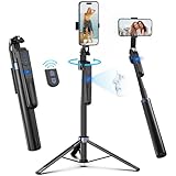 Auto Face Tracking Handy Stativ,360 Rotation Selfie Stick Stativ für iPhone und Android Smartphone,Selfie Stangen Gimbal Stabilisator,Auto Verfolgung Kamera Handyhalter für YouTube Vlog Streaming