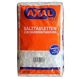 Axal Pro Regeneriersalz 25kg | Salztabletten zur Wasserenthärtung | Wasserenthärtungsanlagen Entkalkungsanlagen Pools | Kalkvermeidung Entkalkung