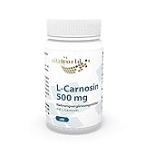 vitworld L-Carnosin 500mg, Natürliche, körpereigene Substanz, 60 Kapseln