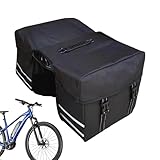Wasserdichte Fahrradtasche, 25 l, Fahrradtasche hinten – Tasche mit reflektierender Innenausstattung, Brusttasche für Fahrräder, idealer Fahrradrucksack für Reisen und Spaziergänge