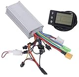 ZAPYVET Bürstenloser Motorregler for Scooter mit LCD-Display, for Elektrofahrräder 500 W 48 V 60 V Elektroroller-Controller