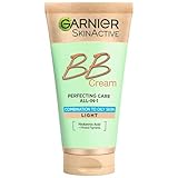 Garnier SkinActive BB Cream – All-in-1 Tagespflege mit Hyaluronsäure und Aloe Vera, für Misch- und ölige Haut, LSF 25, Hell, 50ml