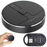 PEARL Mouse: Ultra Flache Mini-Maus mit Scroll-Taste, Bluetooth, Funk, 13,5 g (Mini Mouse, Minimaus, optisches Kabel)