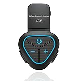 DKSooozs LX1 Motorrad-Sommerhelm, spezielles Bluetooth-Headset, tragbar, mit Geräuschunterdrückung, Takeaway-Headset, Blau