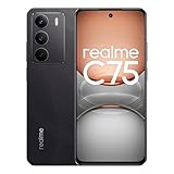 realme C75 Smartphone 8+128 GB, IP69 Dust & Water Resistance, 5828 mAh Solid Battery, 50MP AI Camera, 6.72 Inch Display with 90Hz Refresh Rate, MediaTek Helio G92 Max Chipset, Storm Black (No Adapter)