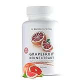 BAFOXX Nutrition® Grapefruitkernextrakt Kapseln hochdosiert - 120 Stück für 4 Monate - Naturprodukt mit 45% Flavonoide aus GKE Extrakt - vegan und ohne Zusatzstoffe - deutsche Markenqualität