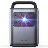 NEBULA von Anker Cosmos Laser 4K Beamer, 1840 ANSI Lumen, Android TV 10.0 mit Dongle, Autofokus, automatische Keystone-Korrektur, Bildschirmanpassung, Heimkino-Beamer mit Wi-Fi & Bluetooth