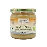 Deutscher Bio Lindenhonig, Bioland Qualität aus der Traditions Imkerei Immenstein im Schwarzwald, 500g Glas, Imkergut