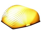 Molbory LED Buch Licht Faltbare Buchlampe Licht Buchlampe LED Stimmungsbeleuchtung USB Aufladbare WarmweißSchreibtisch Buchlampe Nachtlicht Nachttischlampe für Kinder Freundin Geschenk Home Decor