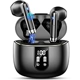 Bluetooth 5.4 Kopfhörer, In Ear Kopfhörer Kabellos Bluetooth 2025 Neu Kabellose Kopfhörer mit 4 ENC Mic, Noise Cancelling Earbuds 48Std Tiefer Bass, USB-C, IP7 Wasserdicht Sport Ohrhörer, LED-Anzeige