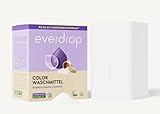 everdrop, Colorwaschmittel Starter Set 38 WL für bunte und dunkle Wäsche + Aufbewahrungsbox, ohne Mikroplastik, SilTy