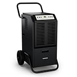 Klarstein DuraDry 70L Luftentfeuchter - Hohe Leistung, 70L/Tag, 5,5L Tank, ≤52 dB, Waschbarer Filter, Automatisches Abtausystem, Mobil, Für Keller & Große Räume bis 100 m²