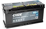 Exide EA1000 Premium Superior Power Autobatterie, lead acid, 12V 100Ah 900A (EN)