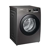 Samsung WW70TA049AX/EG Waschmaschine, 7 kg, 1400 U/min, Ecobubble, Hygiene-Dampfprogramm, FleckenIntensiv-Funktion, Inox