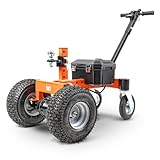 SuperHandy Elektrischer Anhänger Dolly 3600LB/1630KG Max. Anhängergewicht 600LB/270KG Max. Stützlast DC 24V 800W 7Ah mit Schwerlast-Kommerziellem 50MM Kugelanhänger