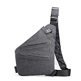 Gipfelfreund Anti Diebstahl Tasche, Gipfelfreund Umhängetasche, Schultertasche, Brusttasche, Diebstahlsichere Tasche, Anti-Diebstahl, Sicherheitstasche Reise für Damen und Herren
